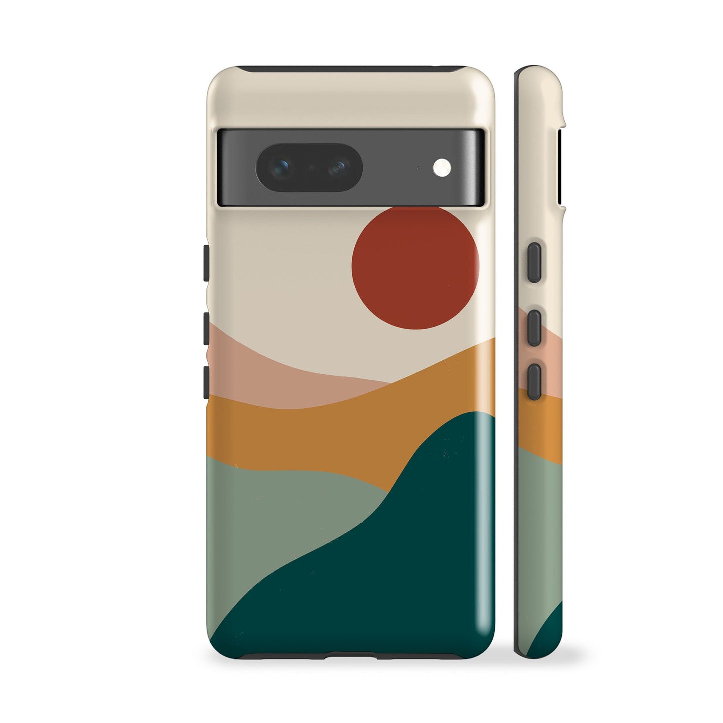 Fall Landscape Teal Phone Case