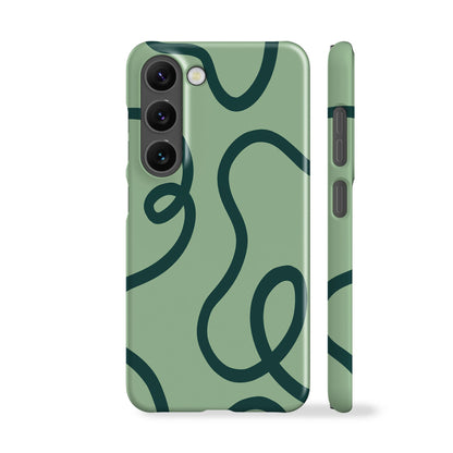 Ink Lines Green Phone Case