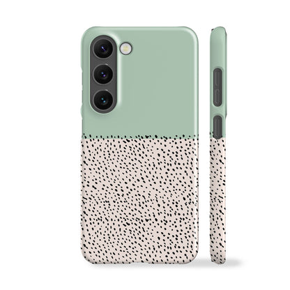 Geo Mini Dots Green Phone Case