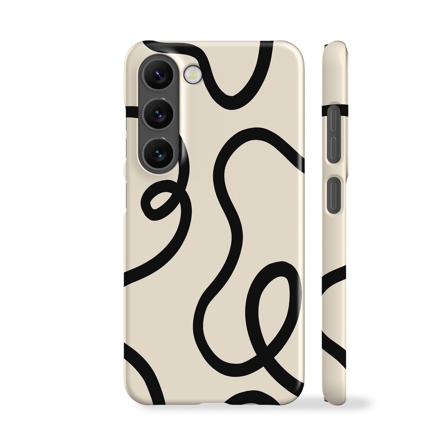 Ink Lines White Phone Case