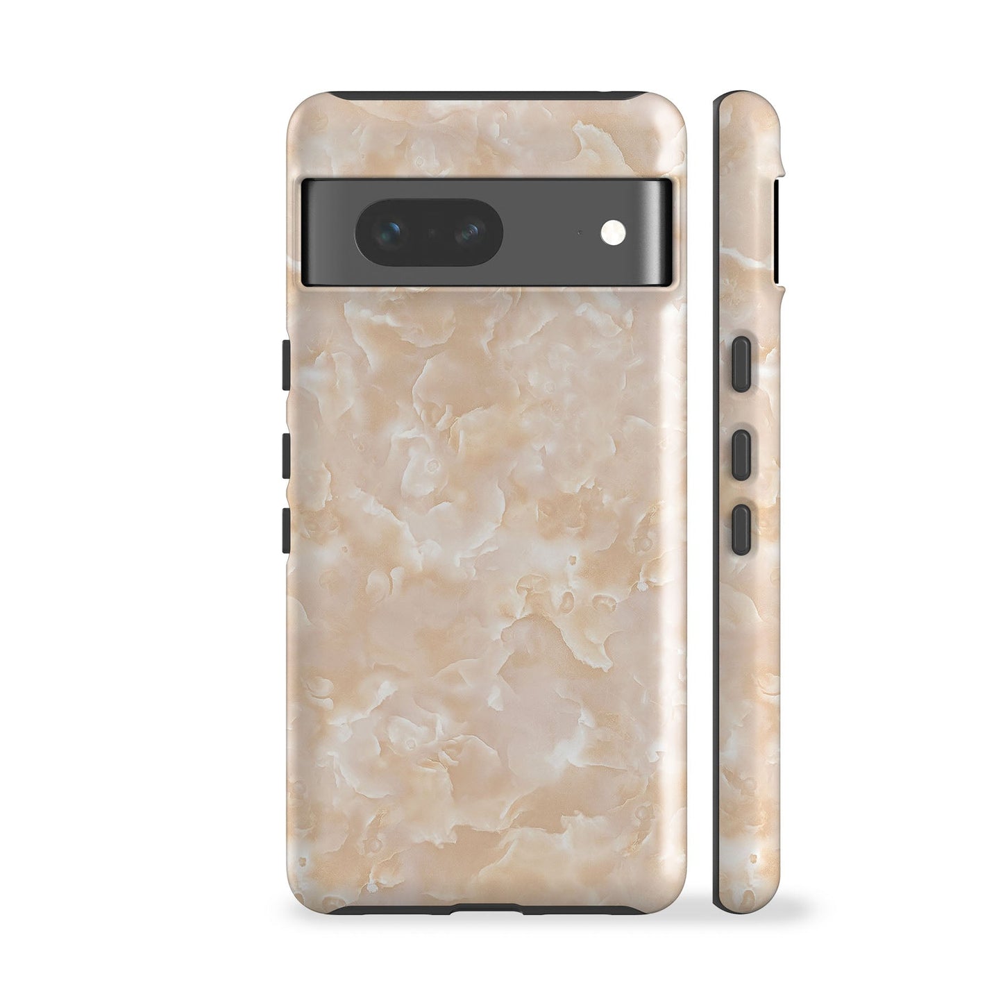 Marble Apricot Phone Case