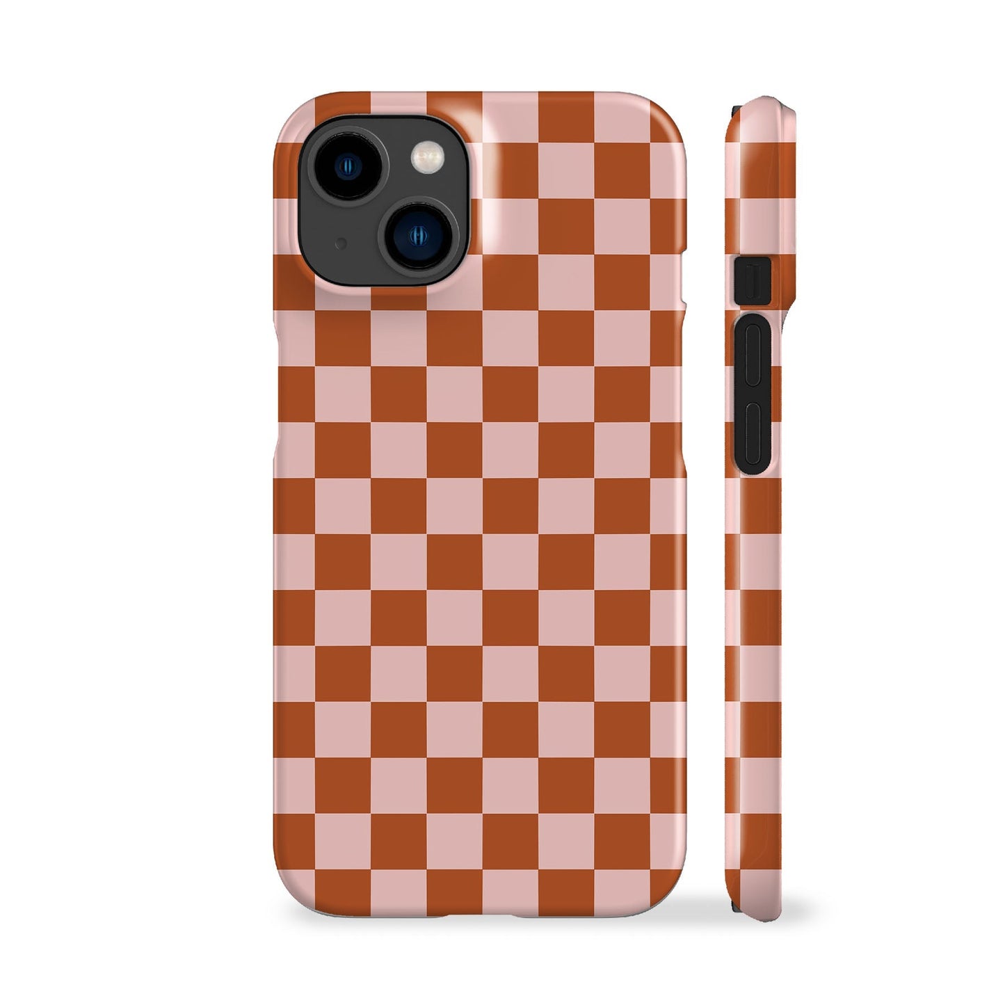 Pink Red Checkered Phone Case