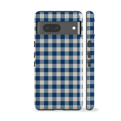 Blue Gingham Phone Case