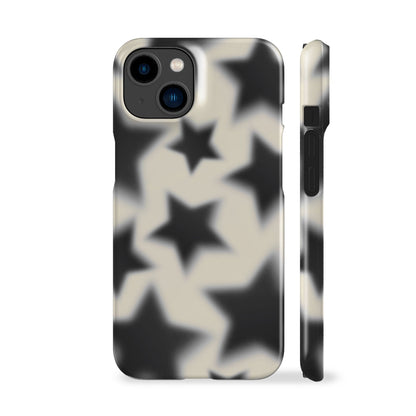 Blurry Black Stars Phone Case