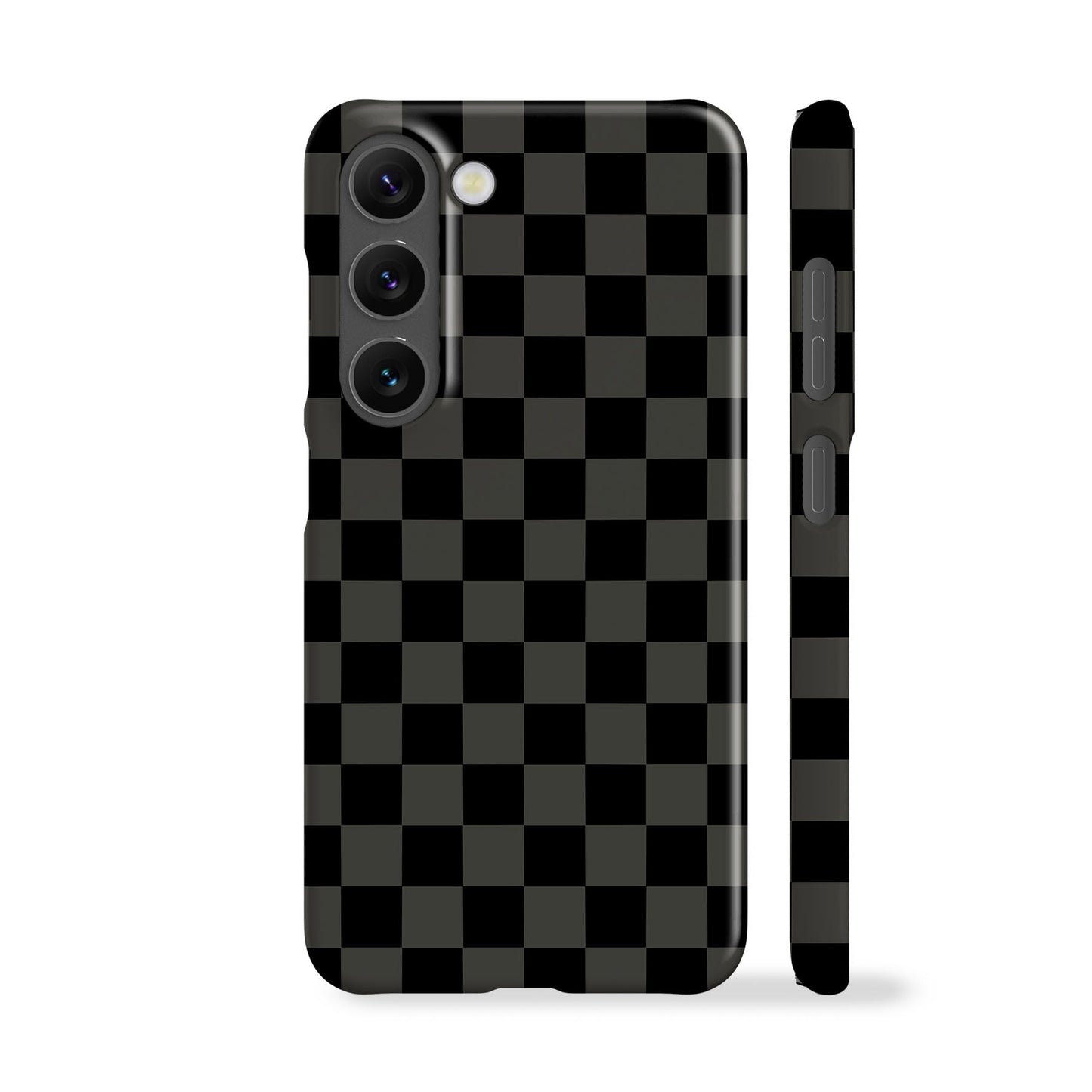 Grey Checkered Phone Case