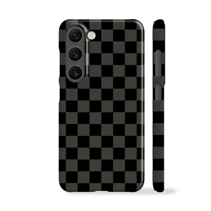 Grey Checkered Phone Case