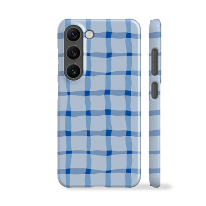 Blue Summer Check Phone Case