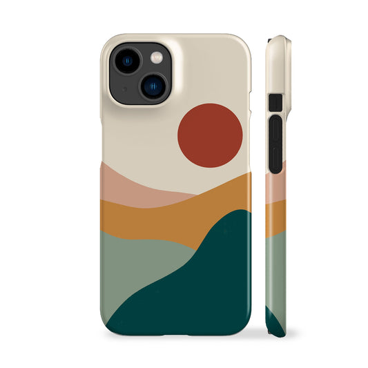 Fall Landscape Teal Phone Case