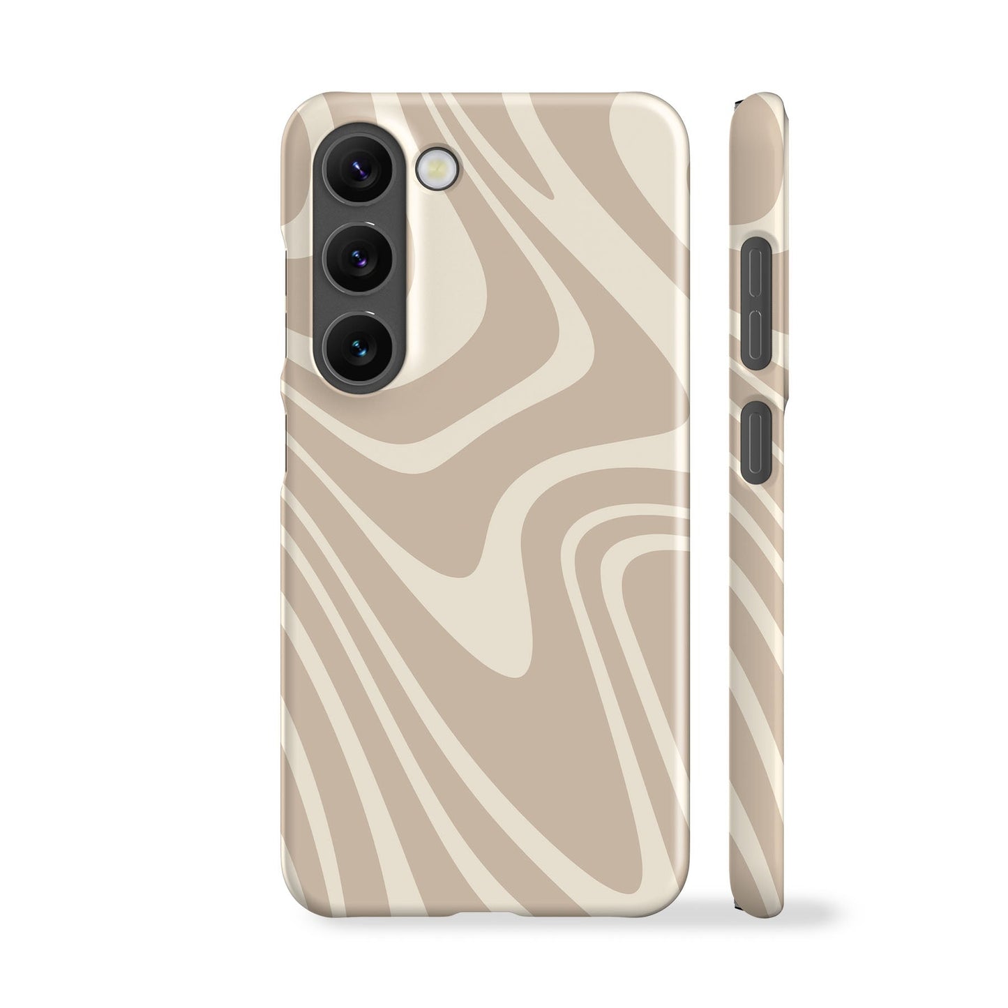 Beige Waves Phone Case