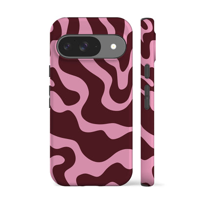 Abstract Pink Wave Phone Case
