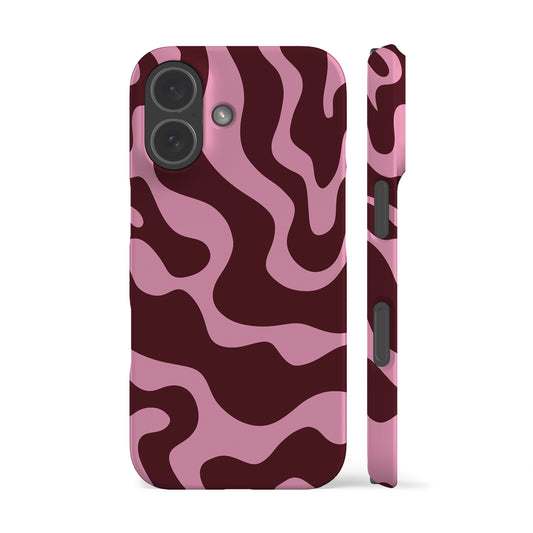 Abstract Pink Wave Phone Case