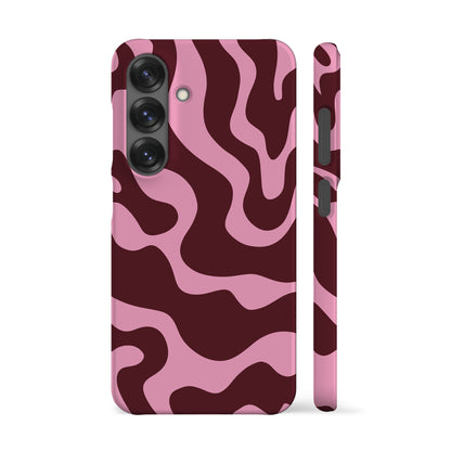 Abstract Pink Wave Phone Case