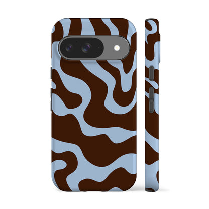 Abstract Chocolate Wave Phone Case