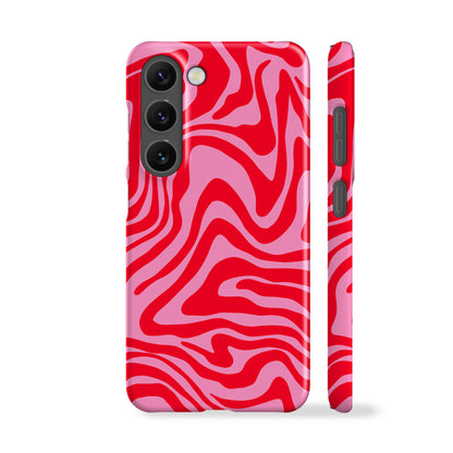Groovy Red Pink Phone Case