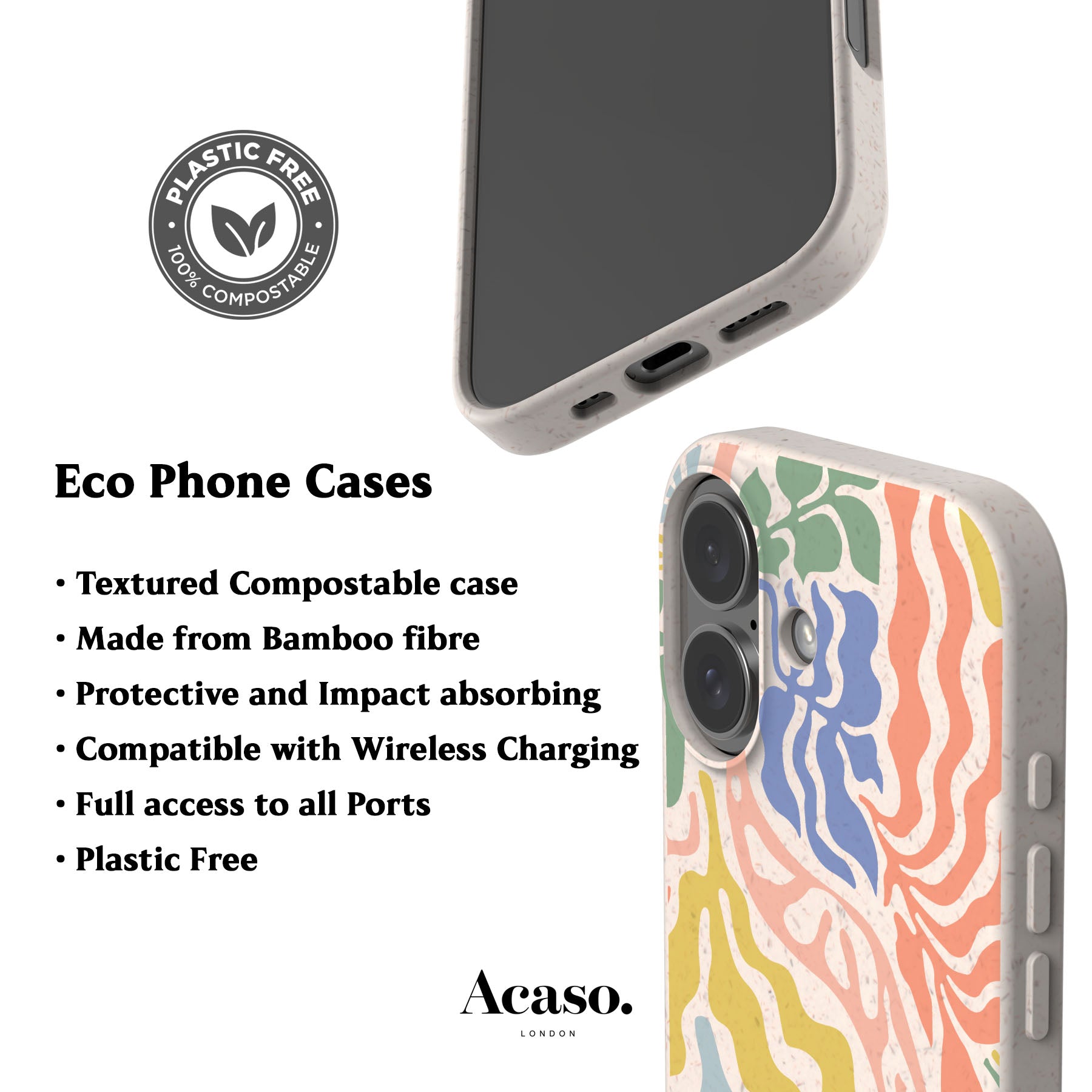Pastel Jungle Eco-Friendly Phone Case