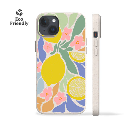 Abstract Lemons Eco-Friendly Phone Case
