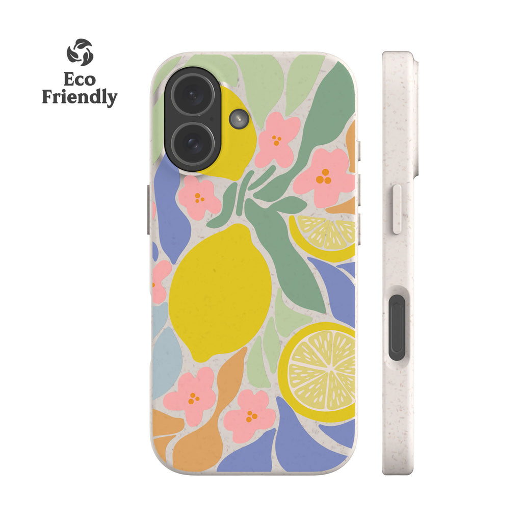 Abstract Lemons Eco-Friendly Phone Case