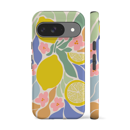 Abstract Lemon Phone Case