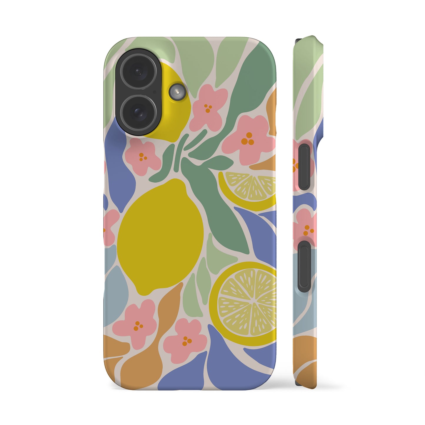 Abstract Lemon Phone Case