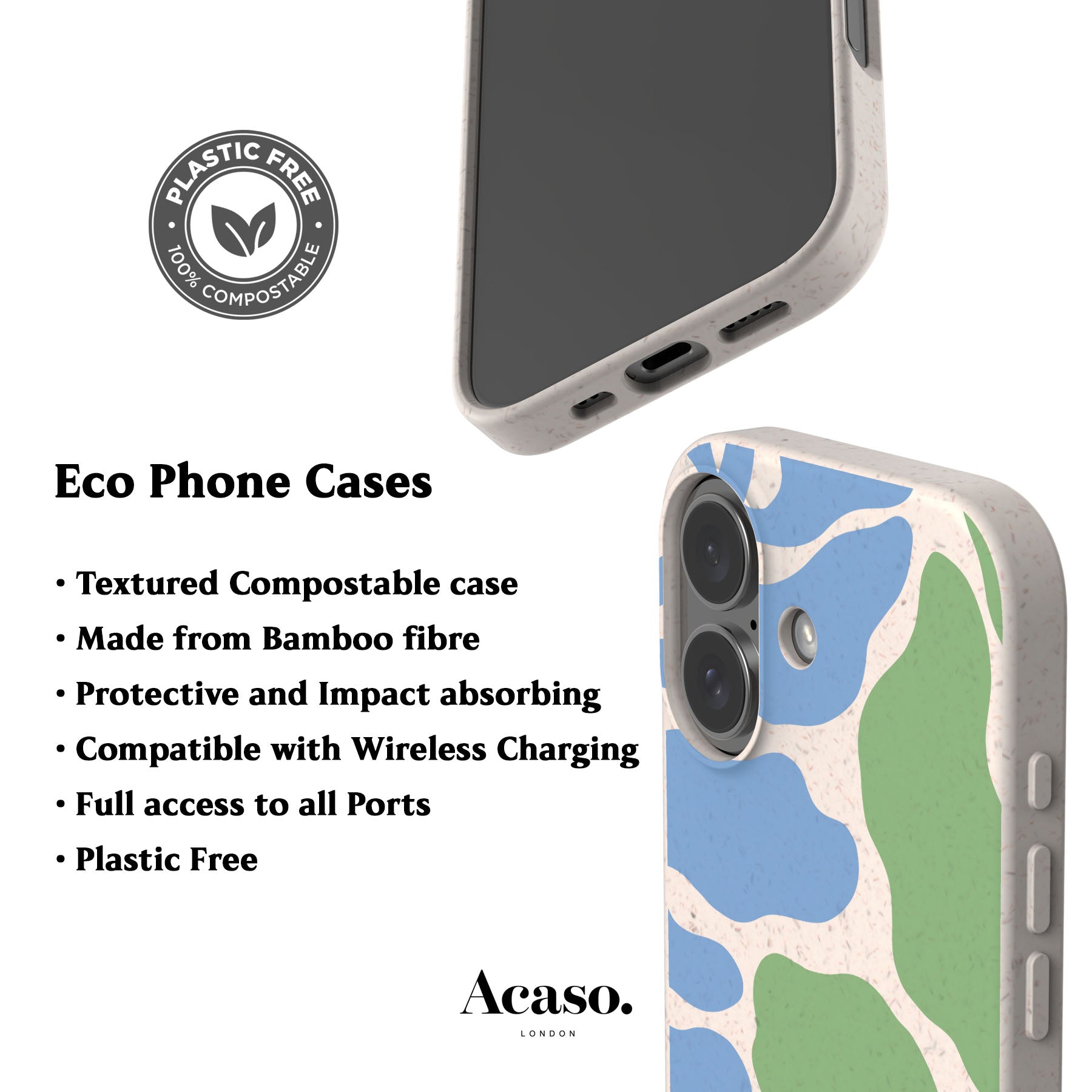 Blue Green Algae Eco-Friendly Phone Case