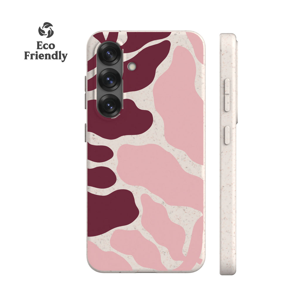 Pink Abstract Algae Eco-Friendly Phone Case
