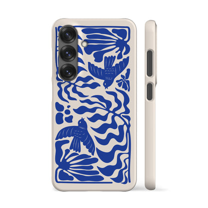 Swallows Blue Phone Case