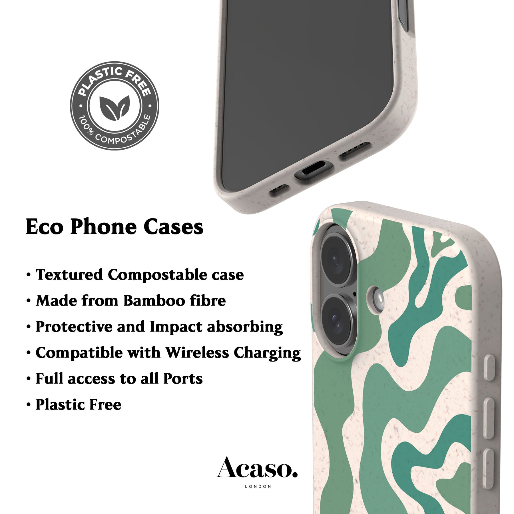 Abstract Wavy Eco-Friendly Phone Case