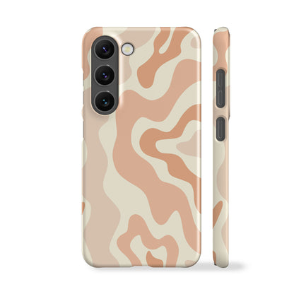 Abstract Wavy Peach Phone Case