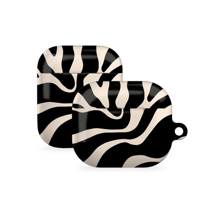 Abstract Zebra AirPods Case Cover