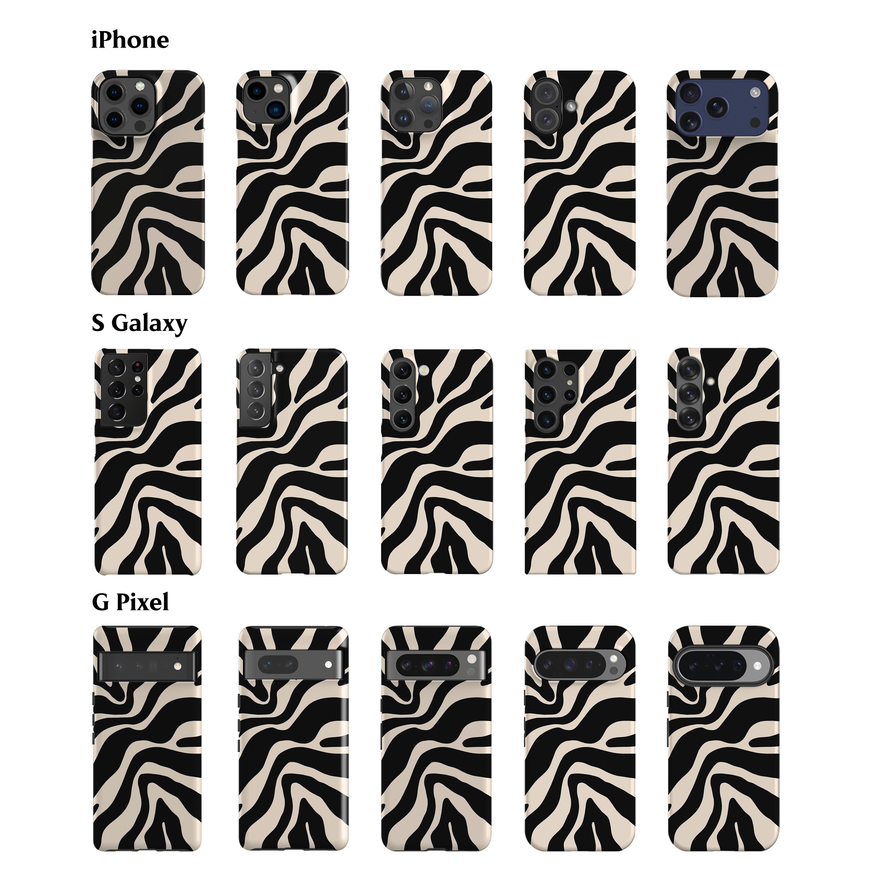 Zebra Print Phone Case