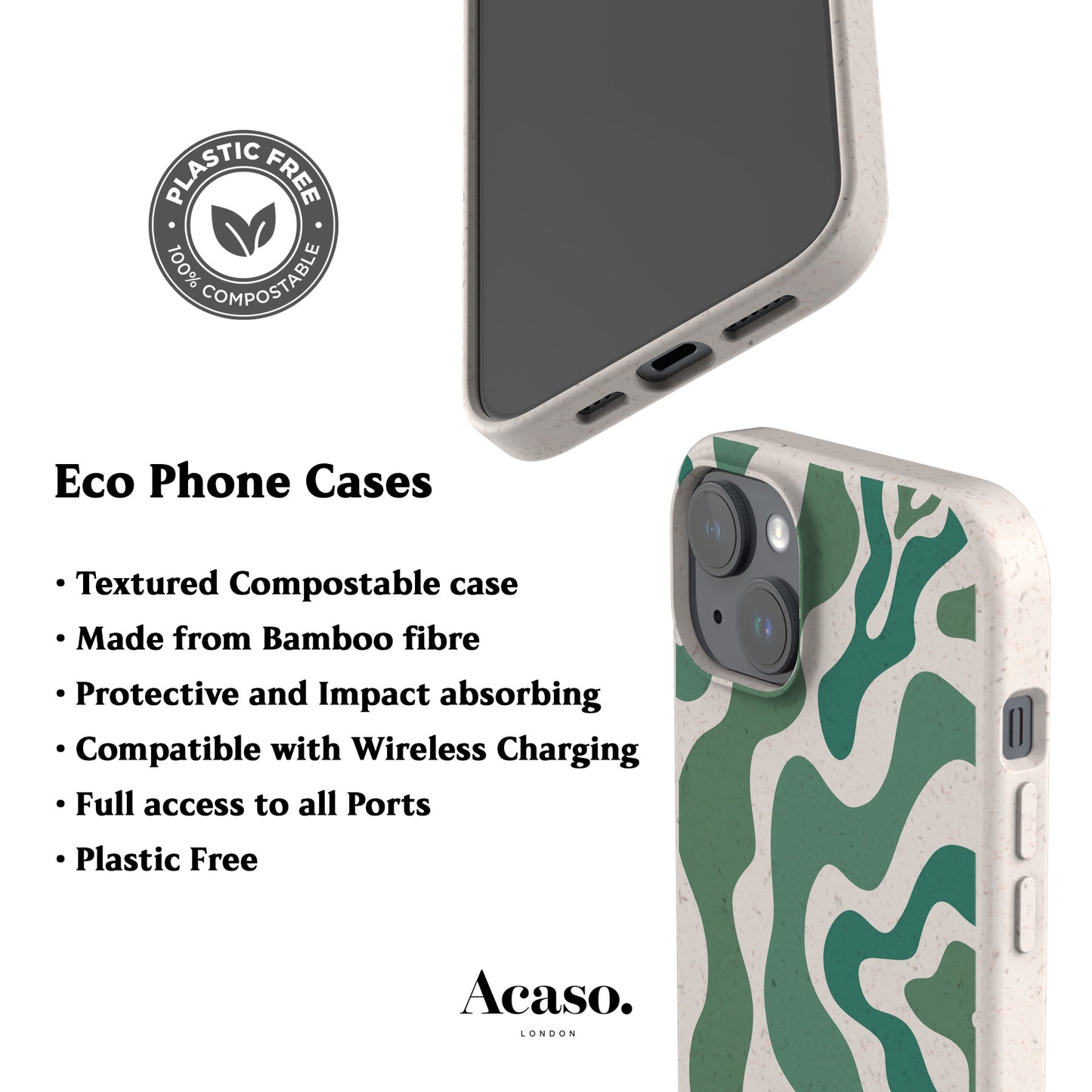 Abstract Wavy Eco-Friendly Phone Case