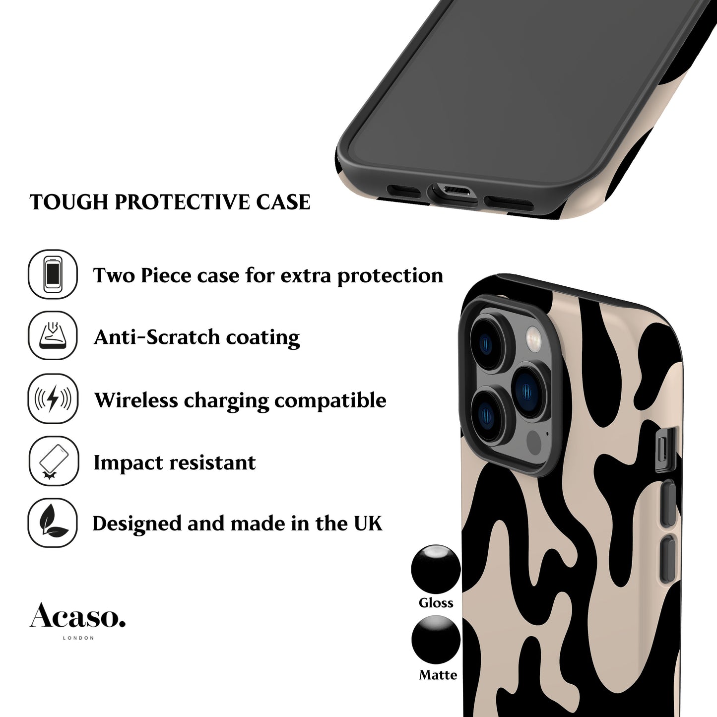 Aesthetic Swirls Phone Case