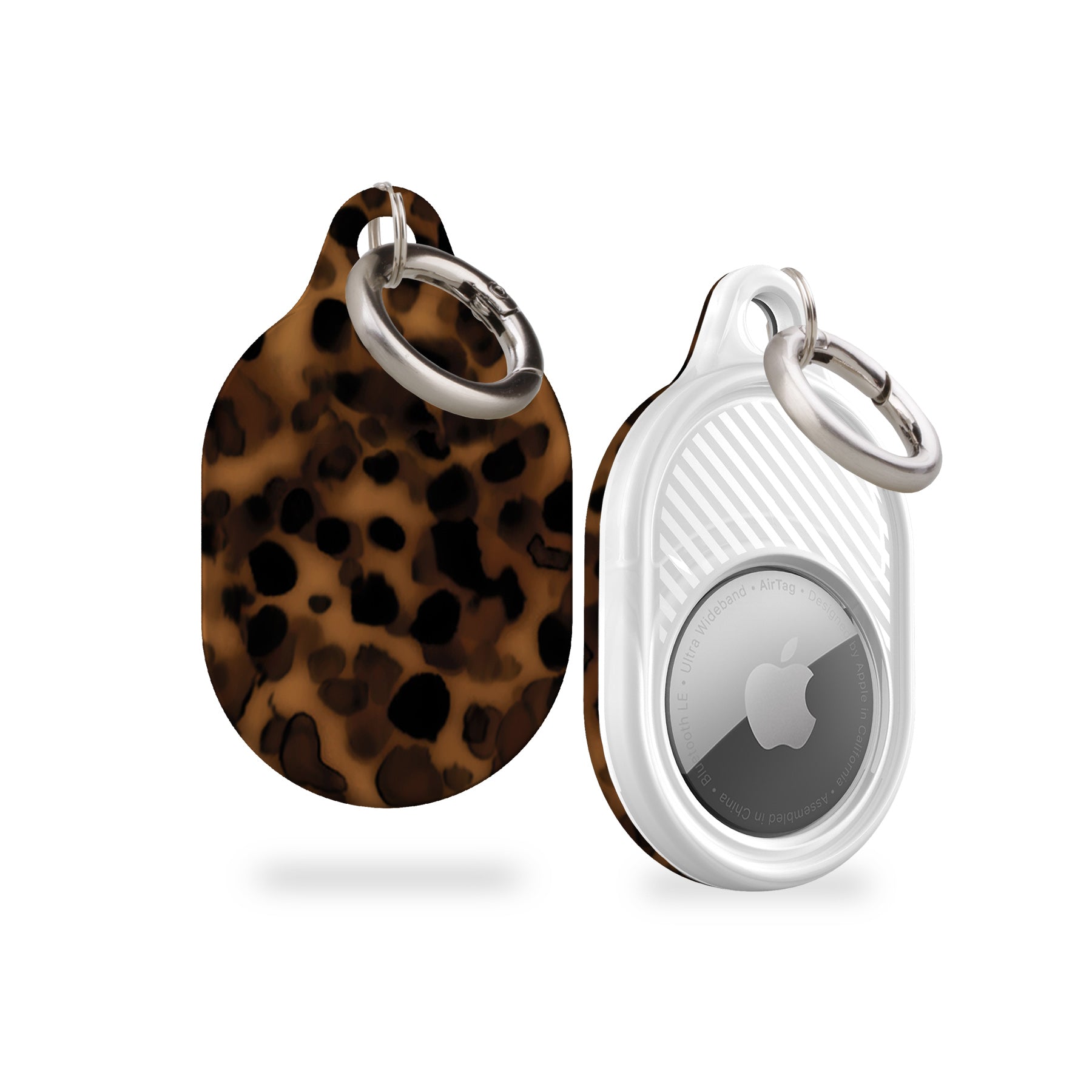 Tortoise Shell Tag Tortoise Shell AirTag Holder for Luggage, Bags & Pet Collars – Acaso London