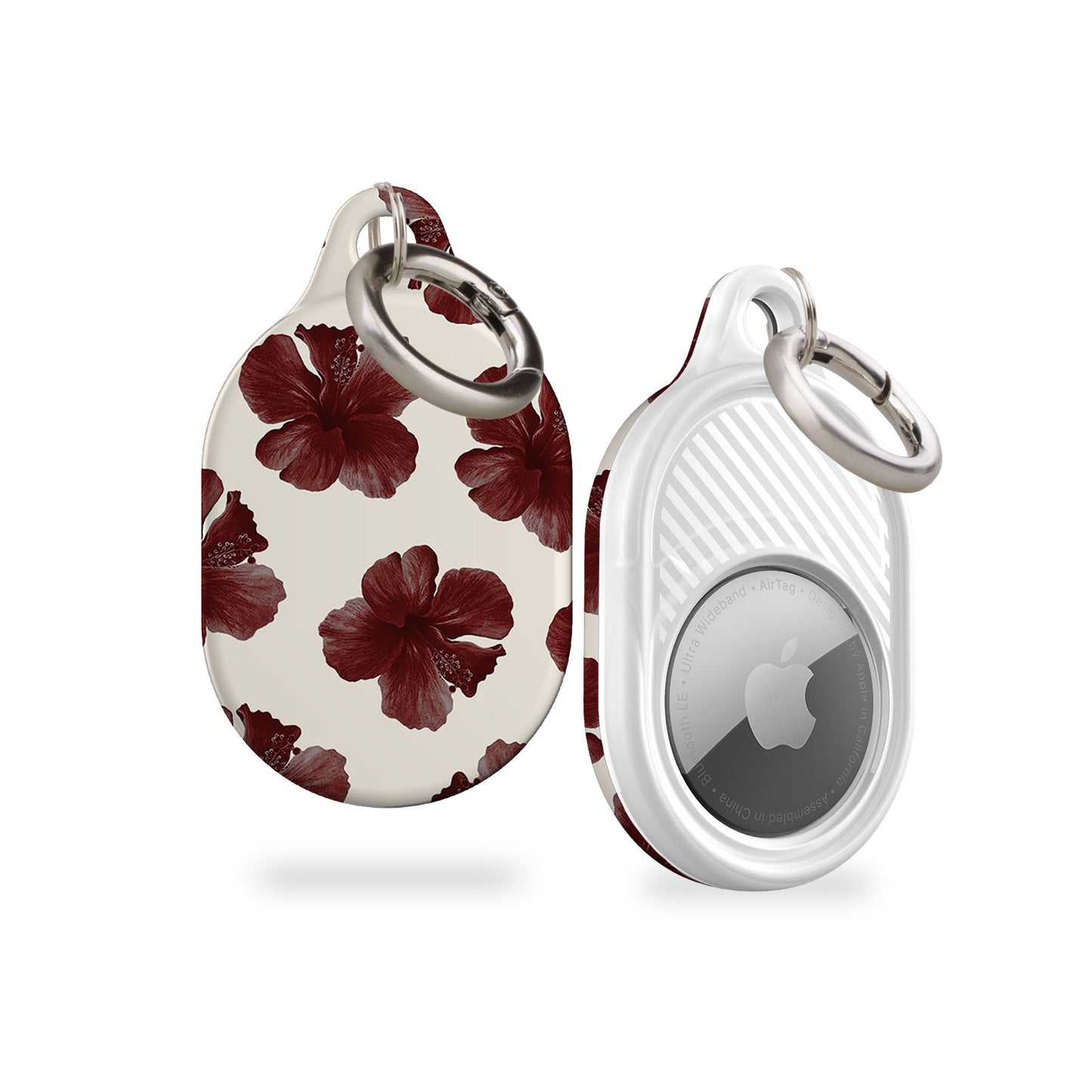 Hibiscus Flower AirTag Holder