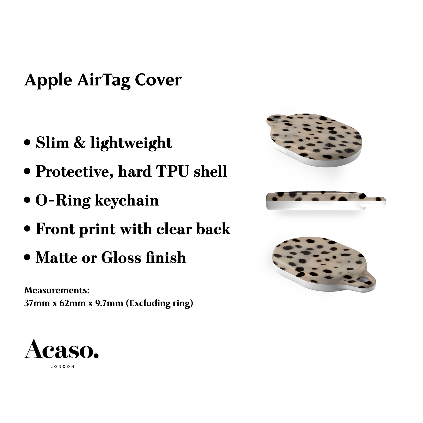 Light Bambi Spots AirTag Holder
