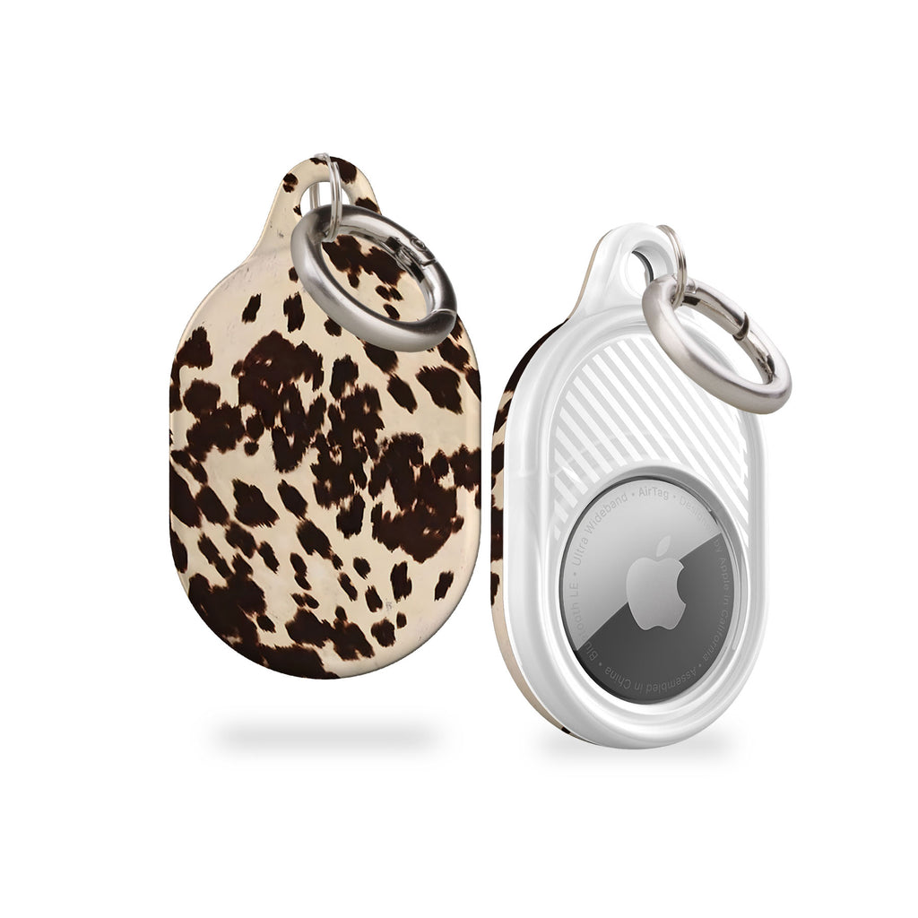 Speckled Cow AirTag Holder