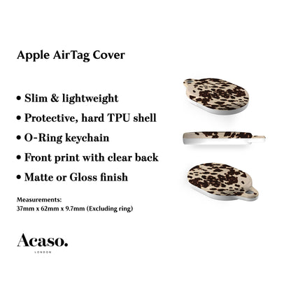 Speckled Cow AirTag Holder