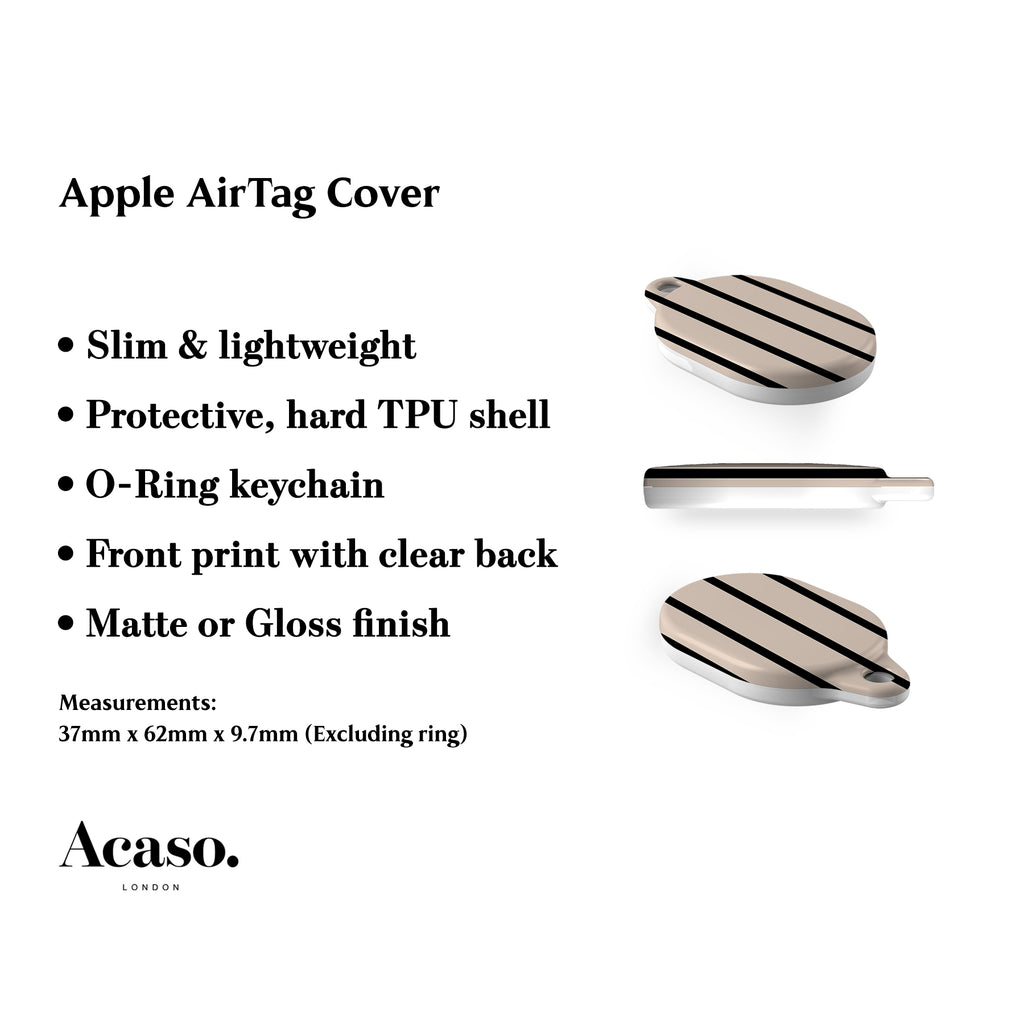 Minimal Stripes AirTag Holder