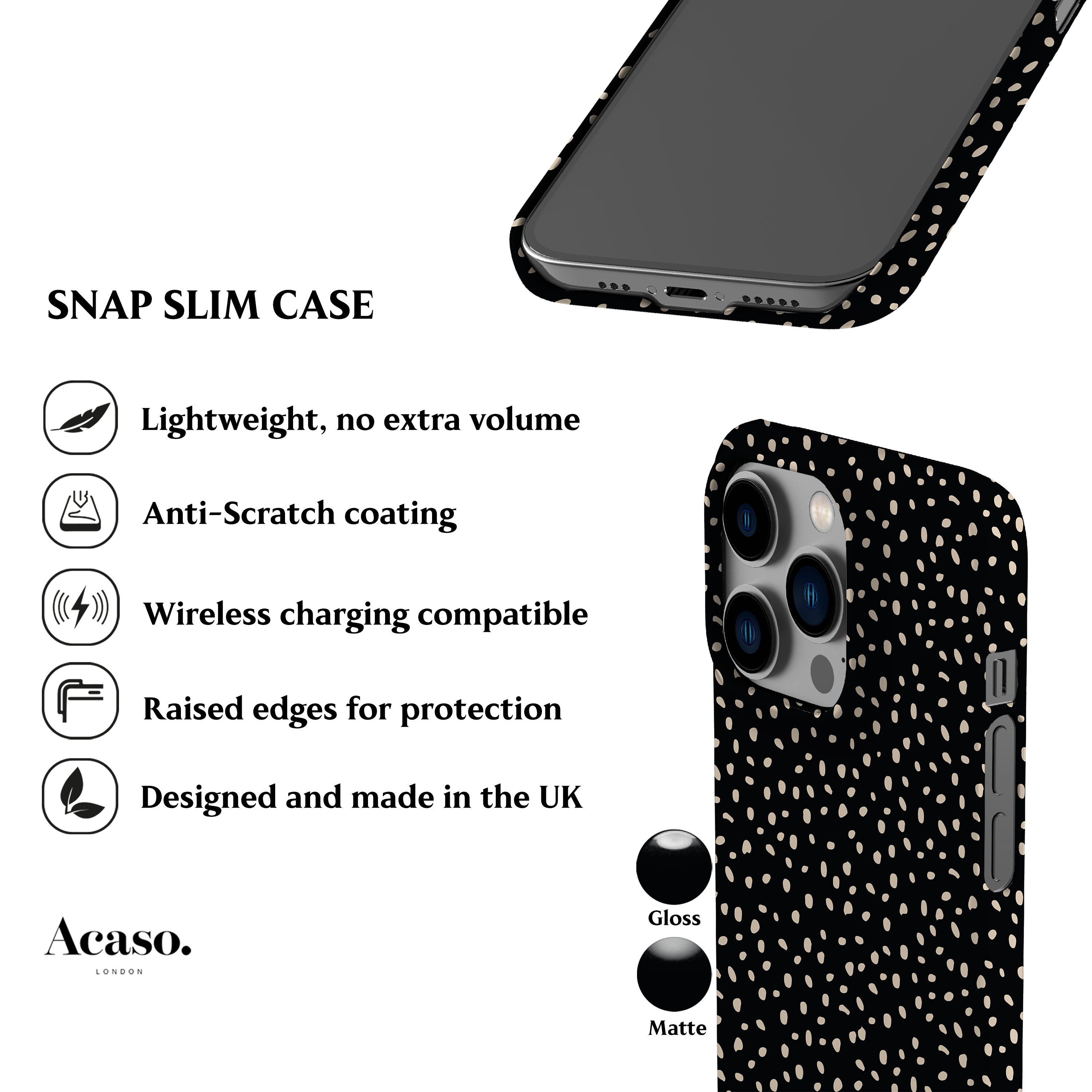 Alina Polka Dots Phone Case
