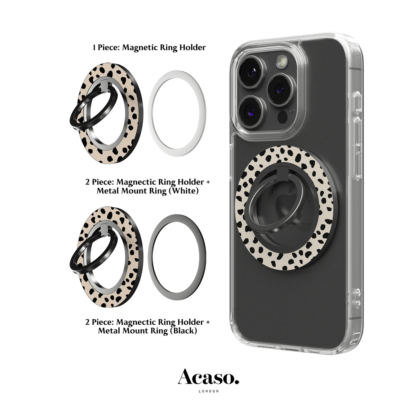 Animal Dots MagSafe Ring Holder