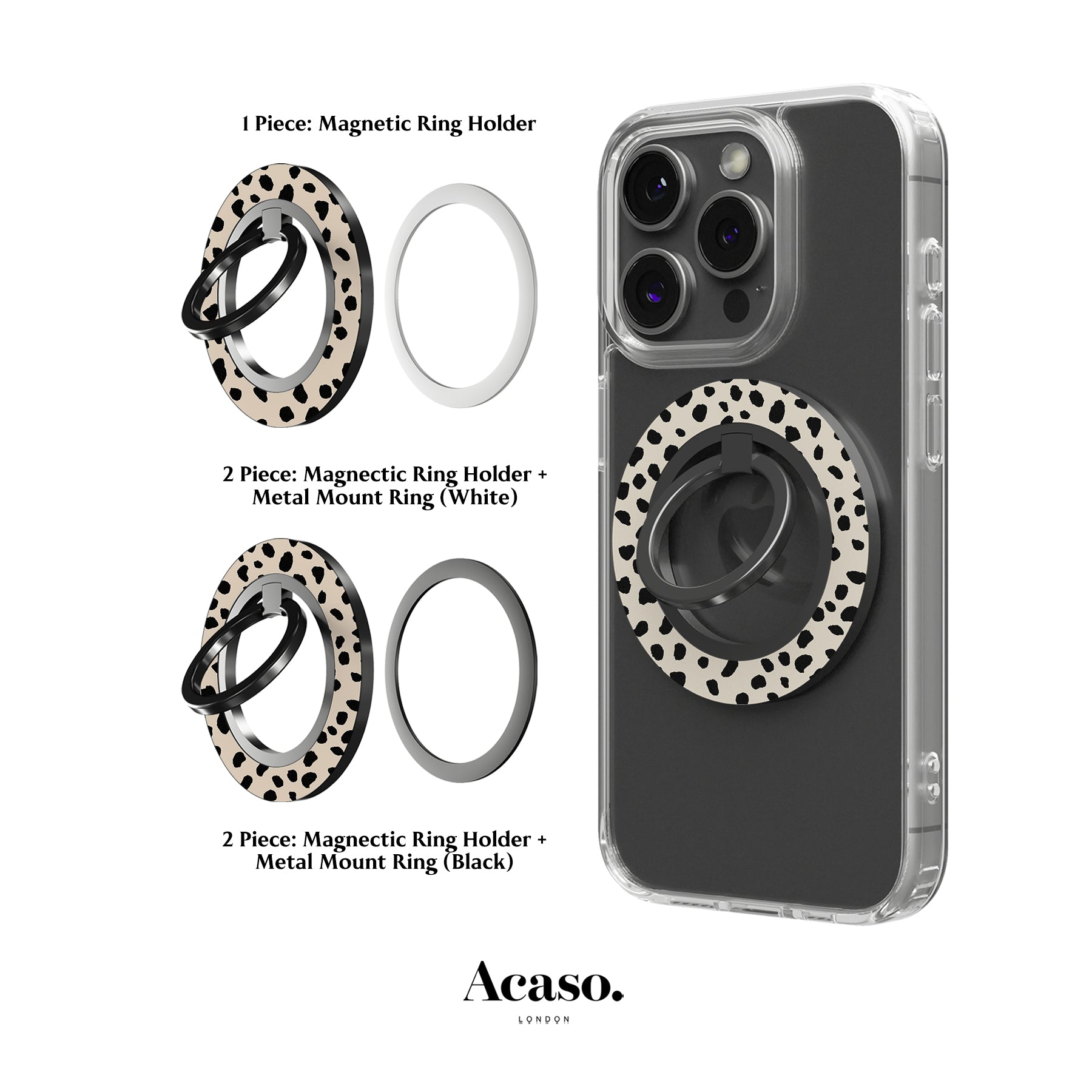 Animal Dots MagSafe Ring Holder