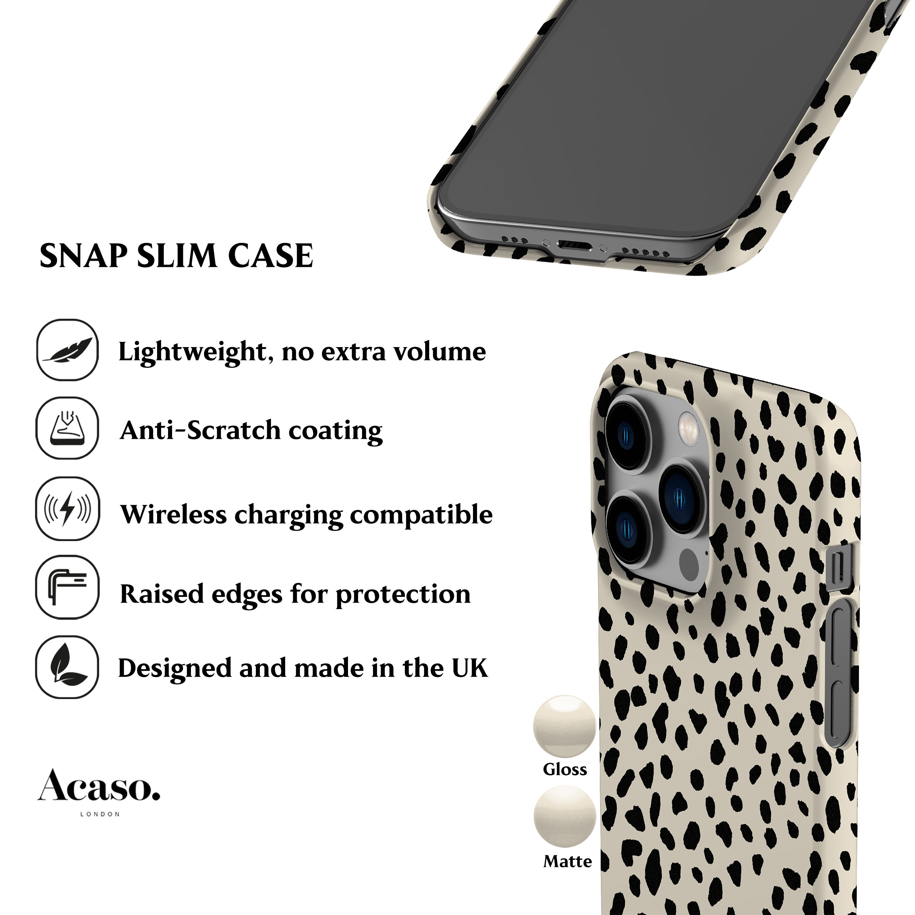 Animal Dots Phone Case