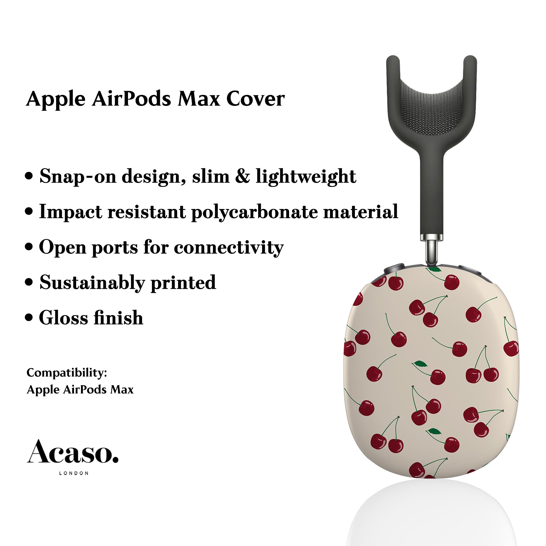 Cute Cherries AirPods Max Cover