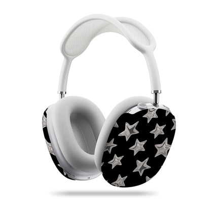 3D Stars Black AirPods Max Cover