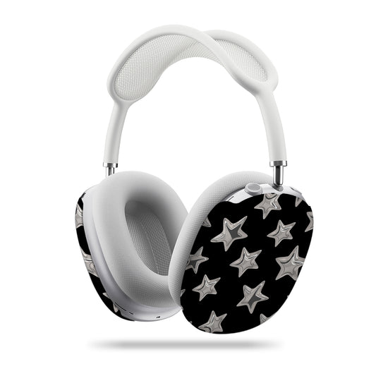 3D Stars Black AirPods Max Cover