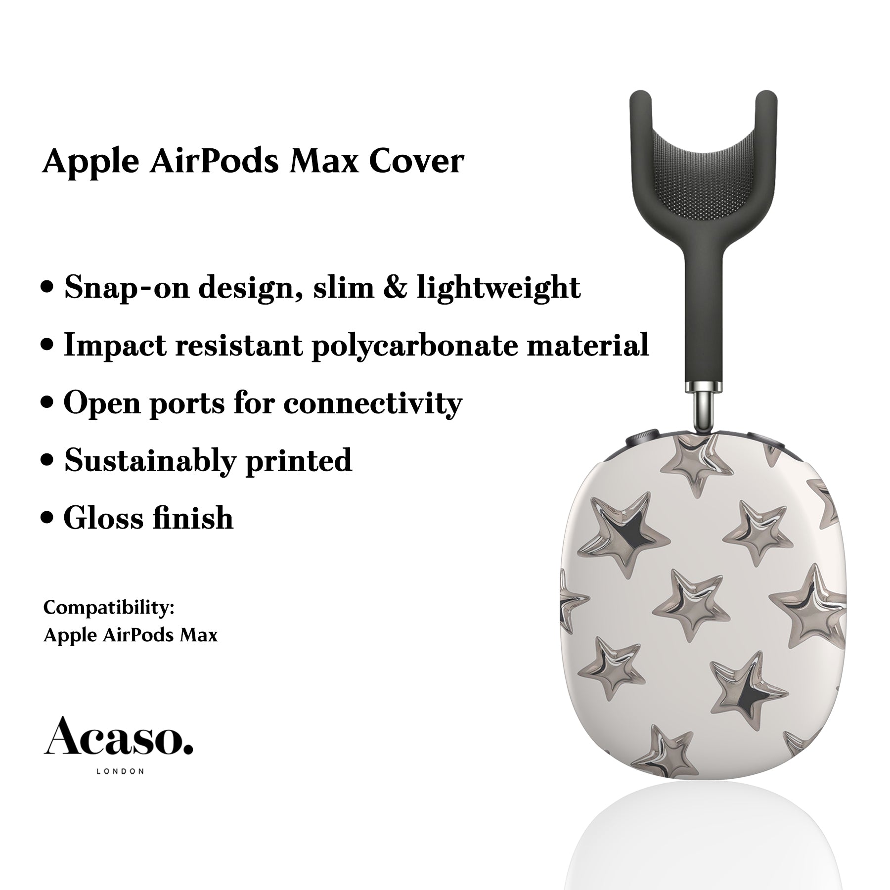3D Stars AirPods Max Cover