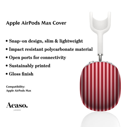 Resort Pink Stripes AirPods Max Cover