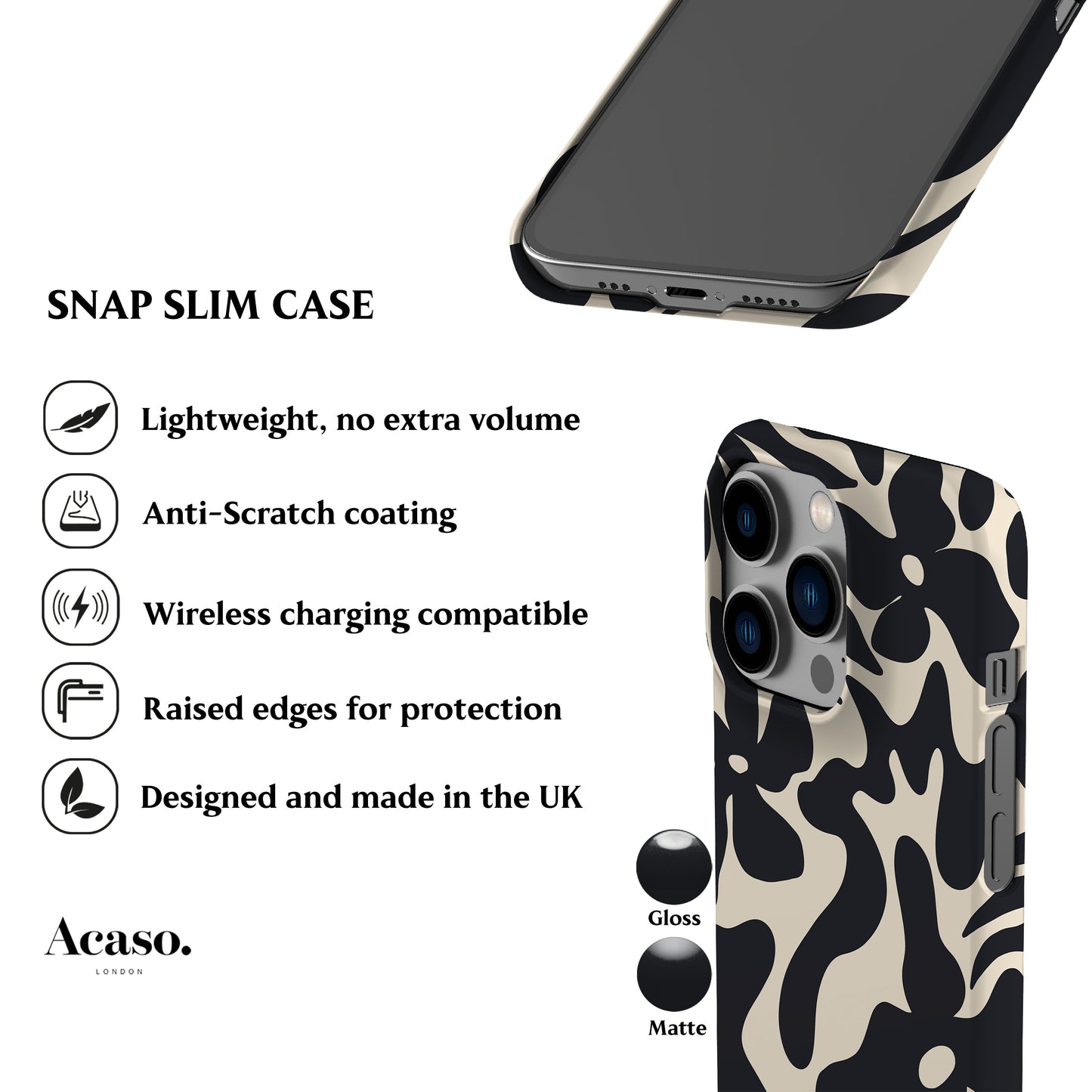 Abstract Floral Phone Case
