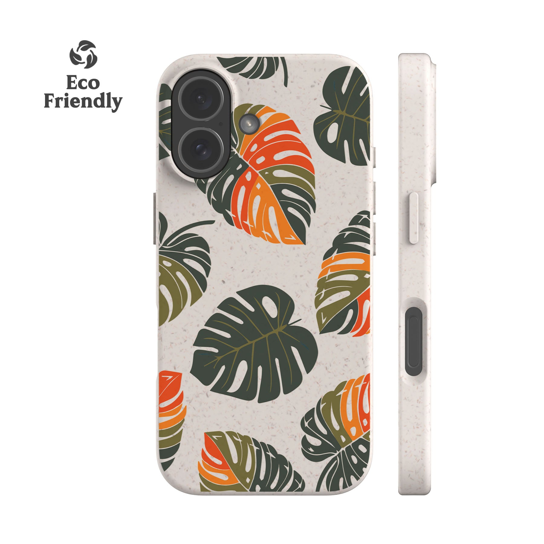 Autumn Monstera Eco-Friendly Phone Case