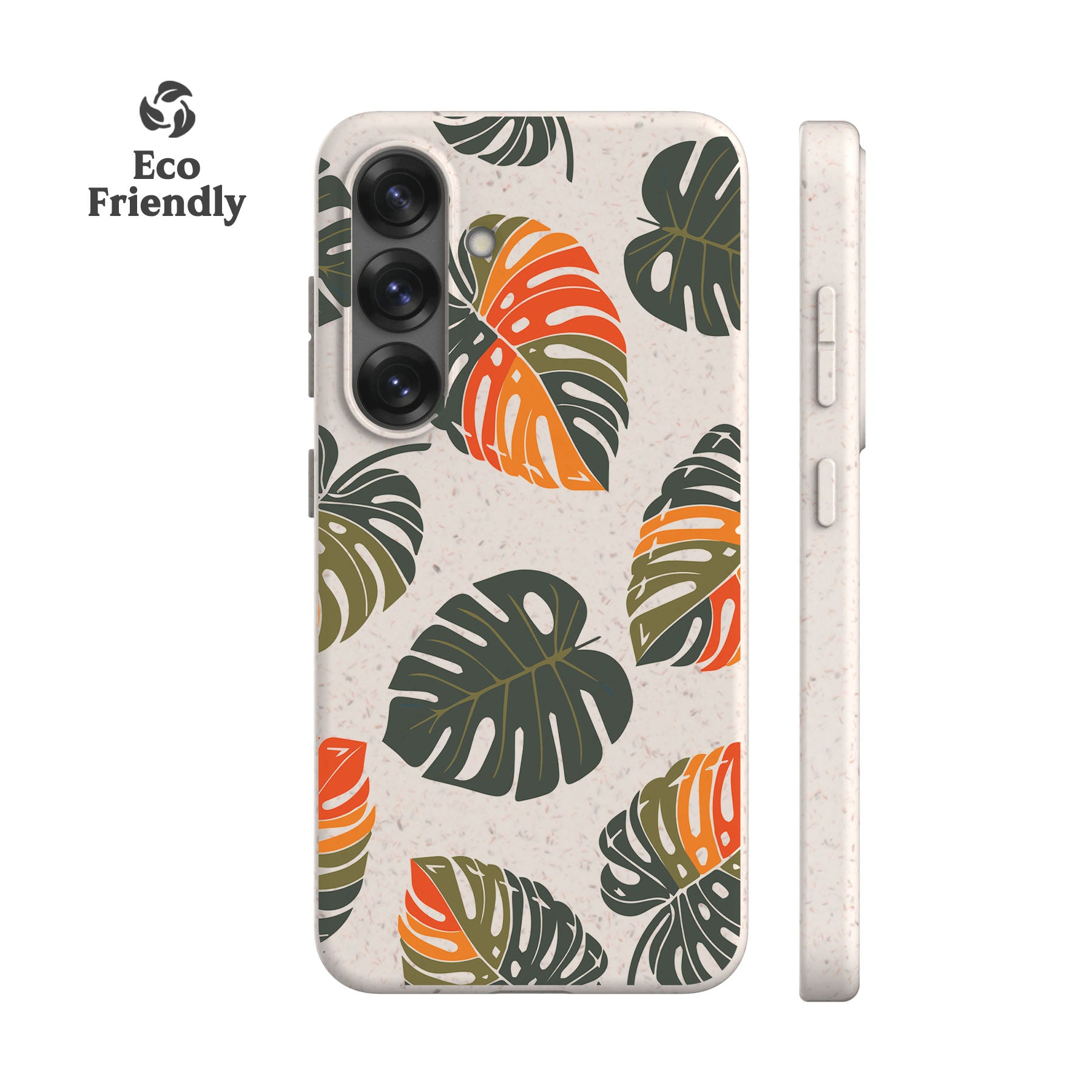 Autumn Monstera Eco-Friendly Phone Case
